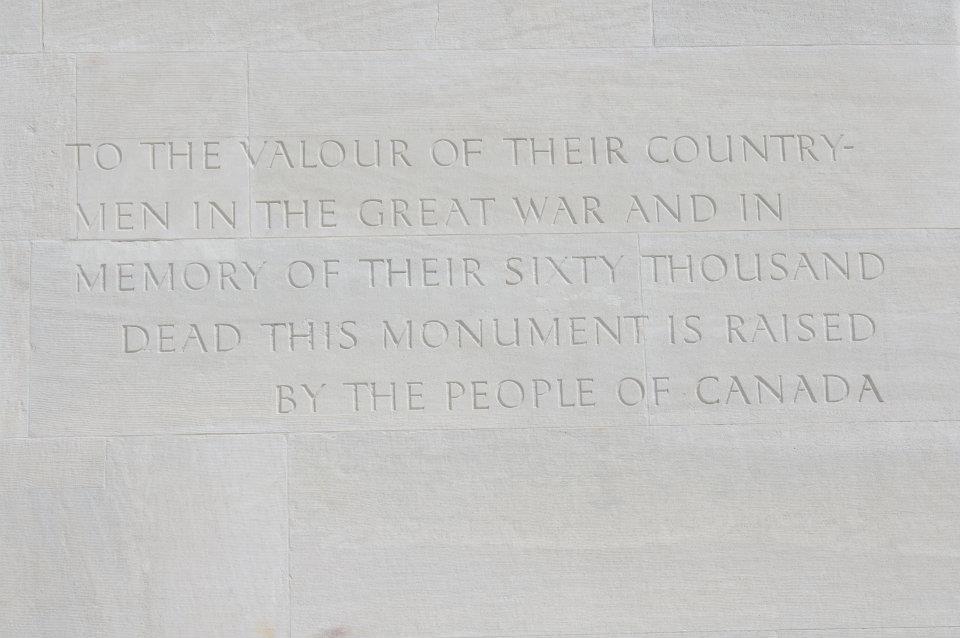 Vimy Ridge Canadian War Memorial